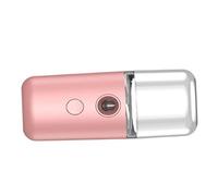 Generic Nano Facial Mist Sprayer Portable Mini USB Water Face Humidifier for Hydration, Suitable for Friend Wife Daughter, ABS Material (Pink)