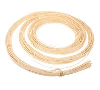 Generic Natural Indonesian Rattan Weaving Material 3.0mm 250g Roll for DIY Furniture Repair, Wicker Basket Craft, Rattan Chair and Patio Furniture Handicraft Kit