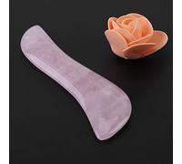 Generic Natural Rose Quartz Crystal Massage Wands Smooth Face Massaging Tool for Spa Young Adults 1pc 4.5"