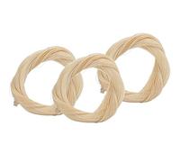 Generic Natural White Violin Horse Hair Set of 3, Convenient Accessories for Violinists, Aesthetic Satisfaction Guaranteed