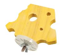 Generic Natural Wood Perch Bird Cage Perch Wooden Standing Platform Small Platform Accessories For Cockatiels Conures Macaws Finches Love Birds