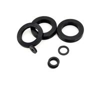 Generic NBR rubber gasket screw sealing ring waterproof flat gasket high-temperature resistant oring soft sealing shock-absorbing.-.(M2x10x2-30pcs)