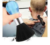 Generic Neck Duster Brush for Clean Hair After Haircut Beautiful Styling Tool with Soft Wool for Barbers and Hair Stylists in Pink (Blue)