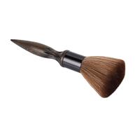 Generic Neck Duster Brush Haircut Tool for Barbers Hair Removal Easy Clean Barbershop Accessories 9.25 Inch Solid Wood Handle (A)