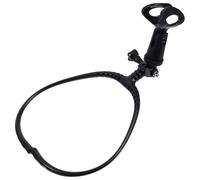 Generic Neck Microphone Holder Adjustable for Musicians and Streamers, Portable Mic Stand Minimizing Wind Noise and Vibrations for Outdoor Use