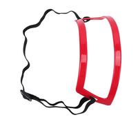 Generic Neckline Shaving Template Efficient Handsfree Haircutting Guide for Self Haircutting System, Perfect for Home Use or On the Go, 3 Pcs Hair Cutting Tool Set (Red)