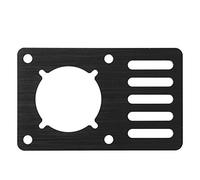 Generic NEMA23 Stepper Motor Mounting Plate Durable 3D Printer Accessories for 3D Printing Black 9.6x5.9x0.3cm