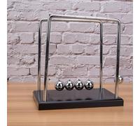 Generic Newton's Cradle Balance Balls Educational Toy for Kids and Adults, Durable ABS Plastic Desktop Decoration, Large Size, Ideal for Study and Office