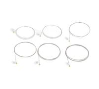 Generic Ni Plated Steel Electric Guitar Strings .010 To .046 for Powerful Sound with Rust Prevention, Suitable for All Guitarists, 3 Sets, Silver