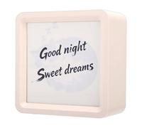 Generic Night Light White Noise Machine, Speaker with Ambient Lighting and Gentle Melodies, for Sleep Relaxation and Work (White +5 Pieces of Lampshade Paper)