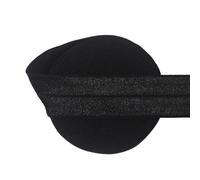 Generic Nine Looms 1 Inch 25mm, 10 Yards Elastic Band for Sewing, Black Knit Elastic Bands Cord for Sewing Waistband and Pants Waist, High Elasticity (10Y Black)