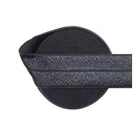 Generic Nine Looms Flat Elastic Band for Sewing,1 Inch 25mm, 3 Yards High Elasticity Charcoal Elastic Cord Elastic Rope Knit Elastic Spool for Sewing DIY Crafts (3Y Charcoal)