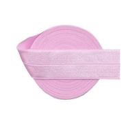 Generic Nine Looms Shiny Fold Over Elastic Band 1 Inch 25mm 3 Yards Elastic Band, Stretch Elastic for Sewing, Tulip Foe Spandex Ribbon for Hair Tie Headband Dress DIY Sewing Trim (3Y Tulip)