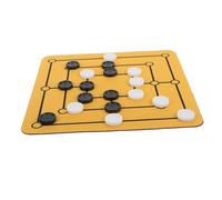 Generic Nine Mens Morris Board Game Decorative Chess Board Game Set for Home Travel