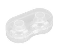 Generic Nipple Corrector 2pcs Transparent Silicone Nipple Suckers for Pain-Free Breastfeeding for Pregnant Women