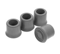 Generic Non-Slip Rubber Foot Covers 4pcs for Canes and Commode Chairs with Versatile Compatibility for Bathroom and Shower Use
