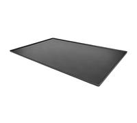 Generic Non-Slip Silicone Pet Feeding Placemat Easy to Clean Spill Proof for Dogs and Cats 40x61cm (Black)