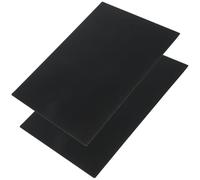 Generic Non-Slip Silicone Table Placemats 2Pcs Black Heat Resistant Thickened Mats for Kitchen Dining Use Easy Storage