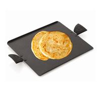 Generic Non-Stick 5mm Square Tawa | 32 cm x 49 cm | Patri/Pathiri Tawa | Black | Large | Gas Top Compatible Tawa | Durable and Efficient | Tawa for Roti/Chapati, EQSZ-KS-FEB-29201406