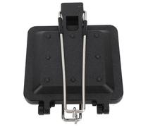 Generic Nonstick Double Sided Maker Hot Toaster Multifunctional Frying Pan for Camping Stainless Steel 9.06 X 6.3in