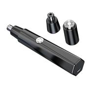Generic Nose Hair Trimmer, Travel Size Eyebrow Facial Hair Removal for Adults, Black