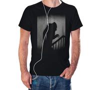 Generic Nosferatu Vampire Horror T-Shirt 1922 Mens Black (UK, Alpha, L, Regular, Regular, Black)