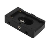 Generic NP F Battery Adapter Plate with DC Outputs and Secure Fit for Cameras, Abs Material, Perfect for Professional Use