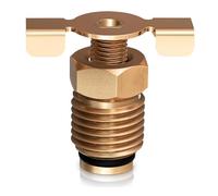 Generic NPT 1/4" Solid Brass Drain Valve Compressor Air Tank Port Fittings Petcock Water Drain Valve Replacement Part