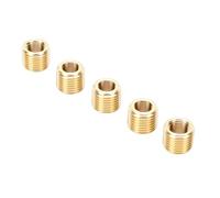 Generic NPT Threaded Reducing Pipe Fitting Brass Reducer Bushing 1 4 Inch Male X 1 8 Inch Female Brass Bushing Reducer Adapter for Pipe Connection Repair and Replacement