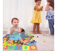 Generic Number Alphabet Puzzle Play Mat Set with 36 Pieces, Simple and Cheap Interlocking Mats for Children’s Motor Skills Development, for Kids Weight: About 300g (white)