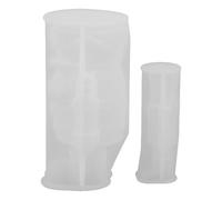 Generic Nutcracker and Candle Kit 2pcs for Christmas Silicone Molds Candle Making and Resin Casting, Detailed King and Soldier Shapes, Versatile Craft Moulds for Plaster Ornaments White