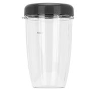 Generic Nutri Blender Replacement Parts Kit,18OZ 24OZ 32OZ PC Cups with ABS Lids, Durable Accessories for 900W 600W Blenders,No BPA Transparent Containers (Chinese Cup 24Oz)