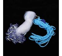 Generic Nylon Fishing Net Style with Finger Small Mesh for Hand Throwing in Rivers and Lakes, 2.4m/7.9ft (#2)