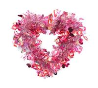 Generic O Couronne de Coeur de Saint Valentin - Heart Wreath Madde Valentine Petal Crowns for Front Door | Romantic Door Wreath Decoration for Door