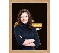 Generic Oak Modern 50x70cm Frame Picture Frames - In Multiple Colours - 50x70cm Frame with Safe Perspex Front & Wall Mounting - jigsaw Frame - Poster Frames - Puzzle Frames (Oak) (oak)