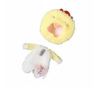 Generic OB11 Doll Outfit Clothing Set Costume Wardrobe Accessories Animal Theme Embroidered Faces Cloth Material Soft Textile Mix And Match Suitable for , Cute Chicken