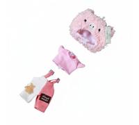 Generic OB11 Doll Outfit Clothing Set Costume Wardrobe Accessories Animal Theme Embroidered Faces Cloth Material Soft Textile Mix And Match Suitable for , Cute Pig