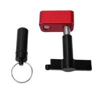Generic OBD2 Port Lock Anti Theft Tool Red Secure Design for Vehicles, Quick Installation and Removal, Ideal for Service Visits, 4 Pieces