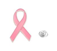 Generic October Rose, Pink Ribbon Pin for Cancer Survivors Pink Ribbon Pin for Jackets Badge Cancer Awareness Badge Ribbons Breast Awareness Satin Lapel Pins Breast Decorations