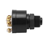 Generic OE 393301 6 Screw Ignition Starter Switch with No Wire Splicing, High Reliability for Outboard Powered Boats, 2 Keys Included