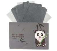 Generic Oil Blotting Sheets and Grey Paper Design with Dual-Sided Bamboo Charcoal Gentle on Skin 1000pcs for Face for Daily Carry and Scenarios