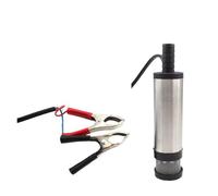 Generic Oil Diesel Fuel Pump DC 12V 24V Electric Submersible Pump Stainless Steel Mini Transfer Car Oil Kerosene Pump Suction 30L/min(38MSSWJ)