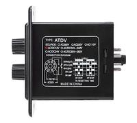 Generic On Off Timer Relay Timer Plastic Case Adjustable 6S-60M Delay for Remote Control Mechatronics (#2)