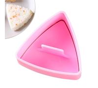 Generic Onigiri Rice Mold - Non-Stick Triangle Seamless Rice Mold Candle Holder Perfect Gift - Made of Pink Polypropylene