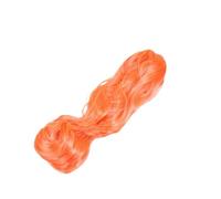 Generic Orange Long Curly Lace Front Wig for Women, Heat Resistant High Temperature Fiber, Natural Looking Fashion Hairpiece for Halloween and Cosplay Parties