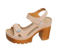 generic orthopedic sandals for women womens open toe wedding shoes bridal courtship sandal mujer bohemian sandal mujer minimalist flat leather everyday, khaki, 5.5 UK