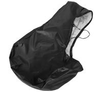 Generic Outboard Motor Cover Half Bag Waterproof Black Polyester Full Coverage UV Protection for Outboard Motor Outdoor