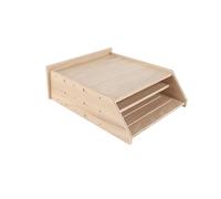 Generic Outdoor Bat House Handcrafted Wooden Bat Box Weatherproof for Garden and Ecosystem Support 24x18.3x7cm (Wood Color)