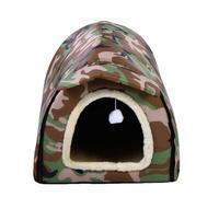 Generic Outdoor Cat House Insulated Foldable Warm Cave Tent for Garages Porches Balconies