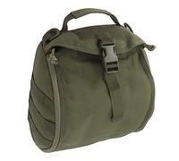 generic Outdoor Nylon Headphones Bag for Motorcycle, Bike, Helmet for Camping, Hike (OD Green with Gray Inner Fleece)